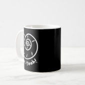 Shell Yeah Funny Beach Quote With Nautical Sea She Kaffeetasse (Vorderseite Links)