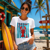 "Shell Yeah!" Nautical Red Lobster Coastal Summer T-Shirt