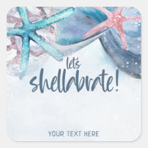 Shellabration | Aquarell Beach Starfish Seashell