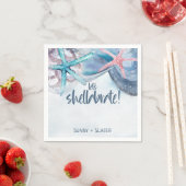 Shellabration | Beach Starfish Seashells Serviette (Beispiel)