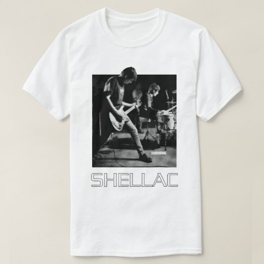 SHELLAC E T-Shirt (Design vorne)