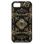 Shellbrooked Elegant Monogram Case-Mate iPhone Hülle (Rückseite)