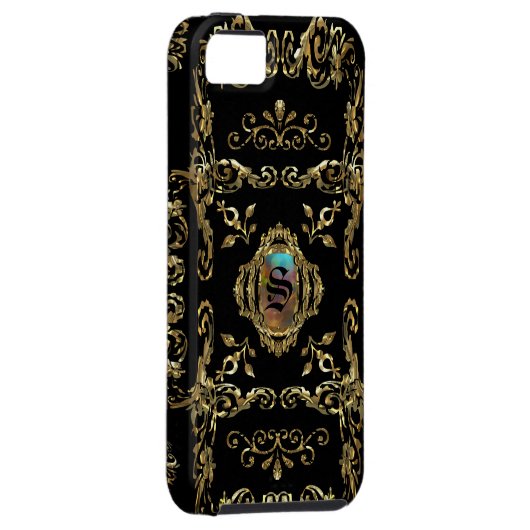 Shellbrooked Elegant Monogram Case-Mate iPhone Hülle (Rückseite/rechts)