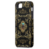 Shellbrooked Elegant Monogram Case-Mate iPhone Hülle (Rückseite Links)