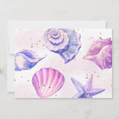 Shellebrate Foto Einladungen zum Geburtstag (Rückseite)