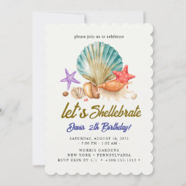 Shellebrate   Geburtstag  Einladung