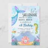 Shellebrate Geburtstag Einladung (Vorderseite)