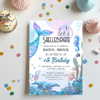 Shellebrate   Geburtstag  Einladung