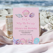 Shellebrate Seashell Beach Geburtstag