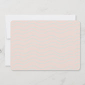 Shellebrate Seashell Pink 1. Geburtstag Foto Einladung (Rückseite)