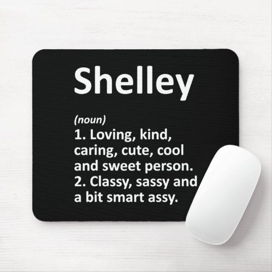 Shelley Definition D Funny Birthday Mousepad (Mit Mouse)