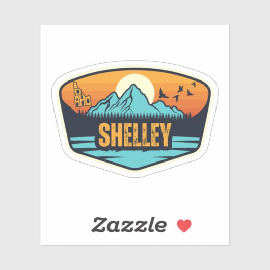 Shelley, Idaho Aufkleber (Blatt)