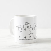Shelley Peptid-Namen-Tasse Kaffeetasse (Vorderseite Links)