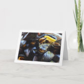 Shellfish Mussels Karte (Vorderseite)