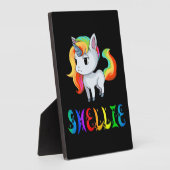 Shellie Einhorn Fotoplatte (Seite)