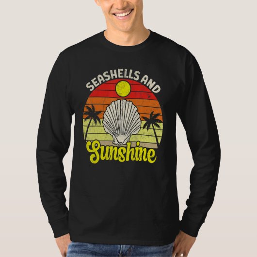 Shelling & Beachcombing Shell Hunter  Seashell Col T-Shirt (Vorderseite)