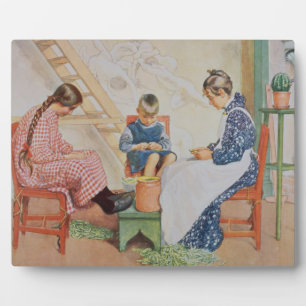 Shelling Peas, pub. in 'Lasst Licht Hinin'(`Gelass Fotoplatte