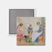 Shelling Peas, pub. in 'Lasst Licht Hinin'(`Gelass Magnet (Vorderseite/Rückseite)