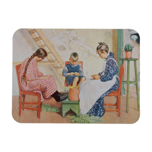 Shelling Peas, pub. in 'Lasst Licht Hinin'(`Gelass Magnet (Horizontal)