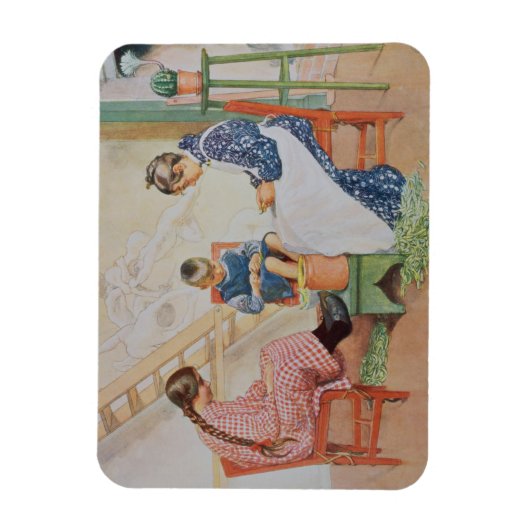 Shelling Peas, pub. in 'Lasst Licht Hinin'(`Gelass Magnet (Vertikal)