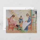 Shelling Peas, pub. in 'Lasst Licht Hinin'(`Gelass Postkarte (Vorne/Hinten)