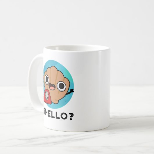 Shello Funny Sea Muschel Pub Kaffeetasse (Vorderseite Links)