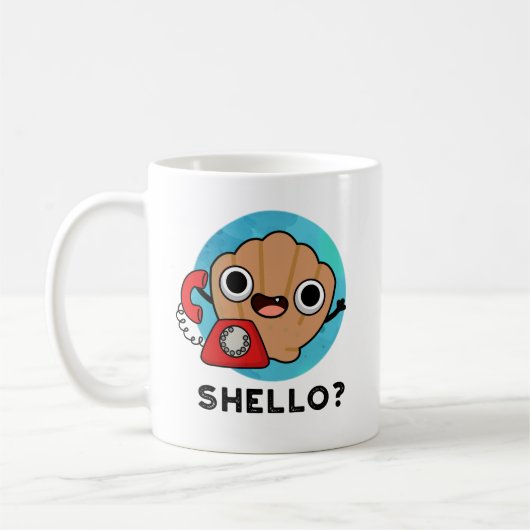 Shello Funny Sea Muschel Pub Kaffeetasse (Links)