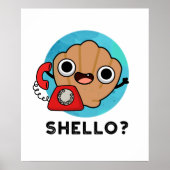 Shello Funny Sea Muschel Pub Poster (Vorne)