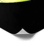 Shello Funny Snail Handy Pub Dark BG Poster (Ecke)