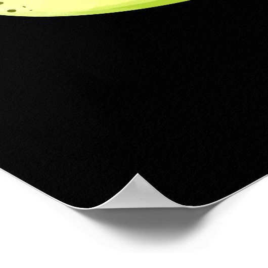 Shello Funny Snail Handy Pub Dark BG Poster (Ecke)