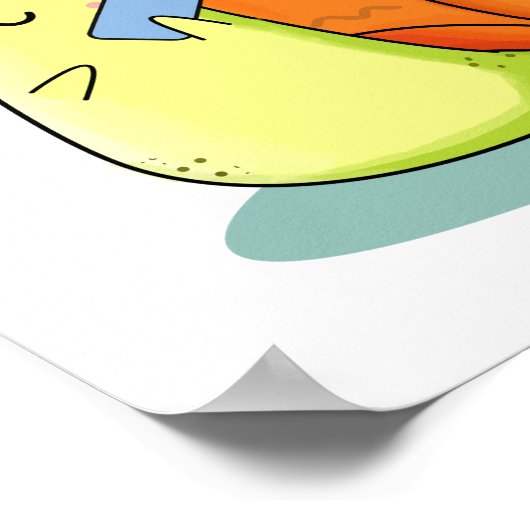 Shello Funny Snail Handy Pub Poster (Ecke)