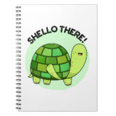 Shello There Funny Tortoise Pun Notizblock (Vorderseite)