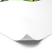 Shello There Funny Tortoise Pun Poster (Ecke)