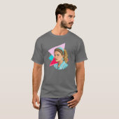 Shelly im Diner-Mädchen T-Shirt (Vorne ganz)