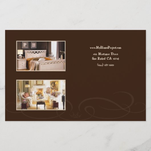 Shelly's Zuhause Project 8.5"x5.5"-Flyer Flyer (Hinten)