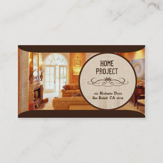 Shelly's Zuhause Project Business Cards Visitenkarte (Vorderseite)
