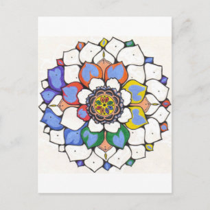 Shellzmandala Postkarte