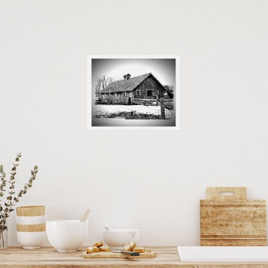 Shelman's Barn Wall Art Poster (Küche)