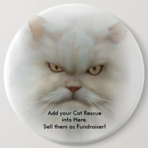 SHELTER FUNDRAISER COLOSSAL 6 inch Cat Button Butt