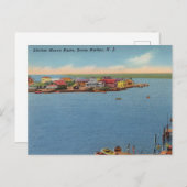 Shelter Haven Becken, Stone Harbour, New Jersey Postkarte (Vorne/Hinten)