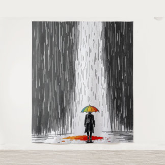 “Shelter in Color” Wandteppich