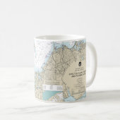 Shelter Island Sound and Peconic Bays Chart Kaffeetasse (VorderseiteRechts)