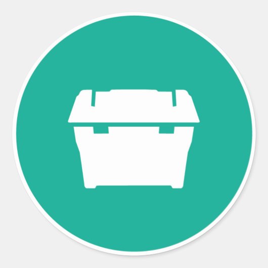 ShelterBox-Aufkleber Runder Aufkleber (Vorderseite)