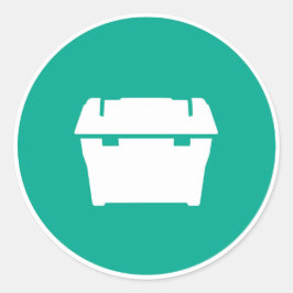 ShelterBox-Aufkleber Runder Aufkleber