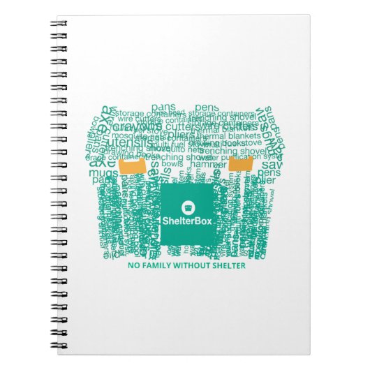 ShelterBox Notizbuch Notizblock (Vorderseite)