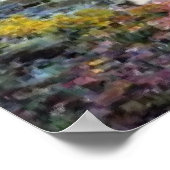 Sheltie Art wo Liebe wächst Poster (Ecke)