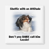 Sheltie Attitude Magnet (Vorne)
