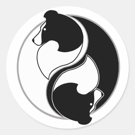 Sheltie Balance Sticker (Vorderseite)