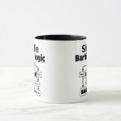 Sheltie Barking Logic Tasse (Zentrum)