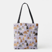 Sheltie Bones and Paws Toag Tasche (Rückseite)